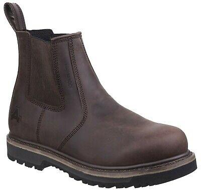 Amblers Carlisle brown leather waterproof Goodyear welt sole dealer boot
