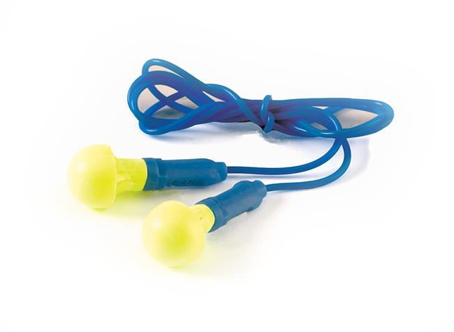 E·A·R Push-In corded non-roll foam earplugs - pack 100