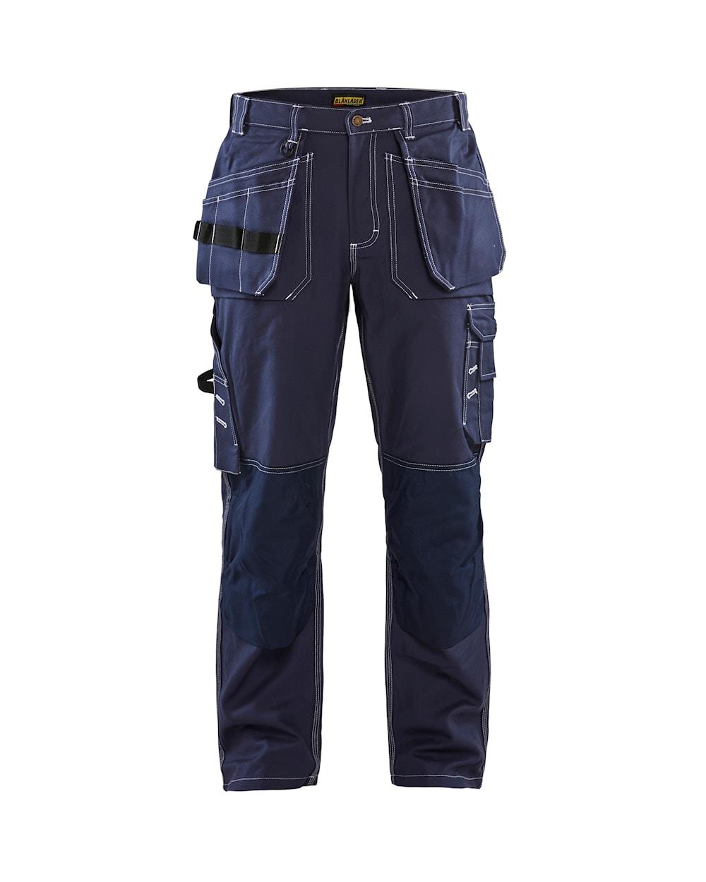Blaklader Craftsman navy men's cotton twill holster-pockets trouser #1530