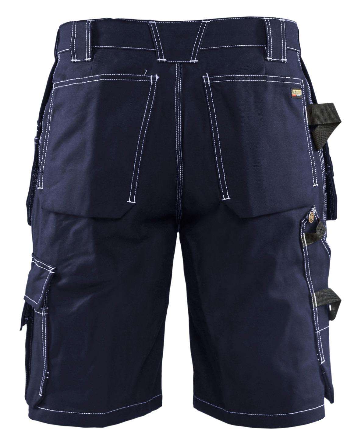 Blaklader navy men's holster pocket work shorts #1534