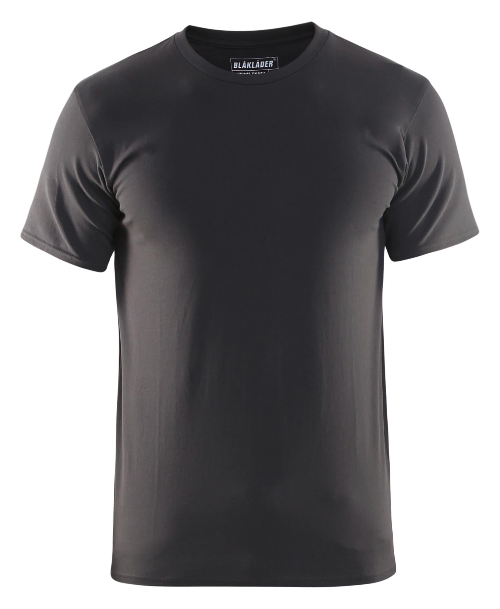 Blaklader dark grey men's stretch cotton slim-fit T-shirt #3533