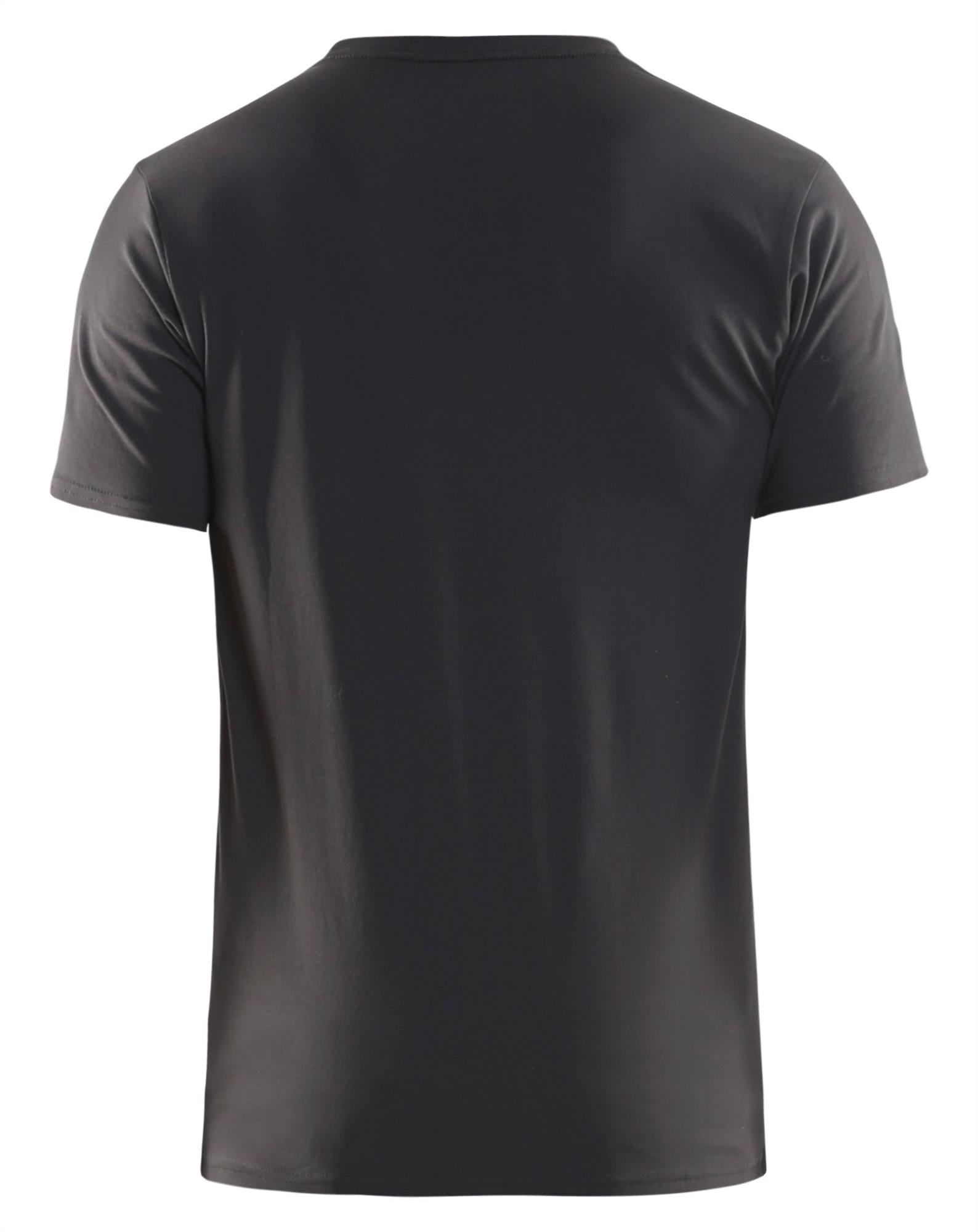 Blaklader dark grey men's stretch cotton slim-fit T-shirt #3533