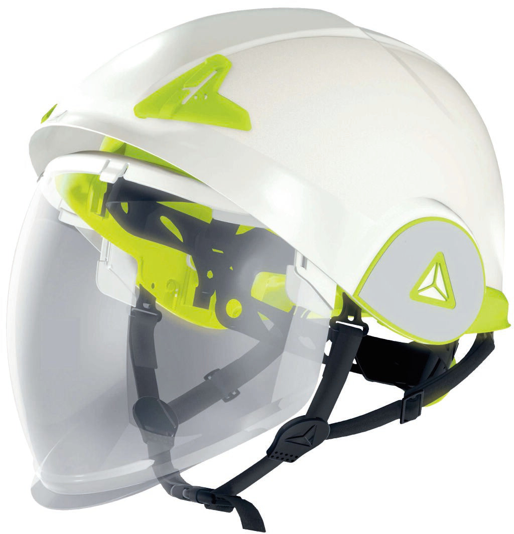 Delta Plus ONYX2 electric arc/molten-metal insulated double-shell retractable visor safety helmet