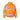 Warrior unisex high-visibility orange waterproof bomber jacket