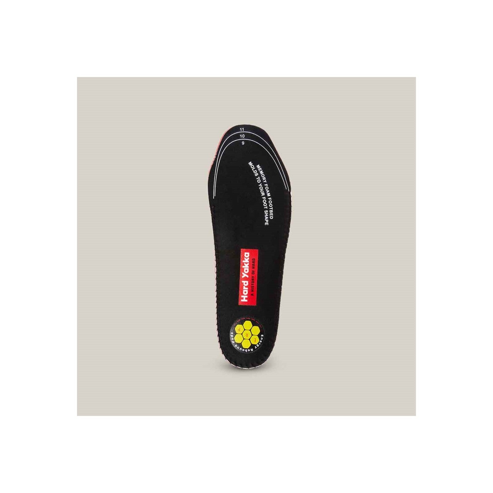 Bed Insole Hard Yakka memory foam cushioning foot bed insoles - pair – Brit-Safe