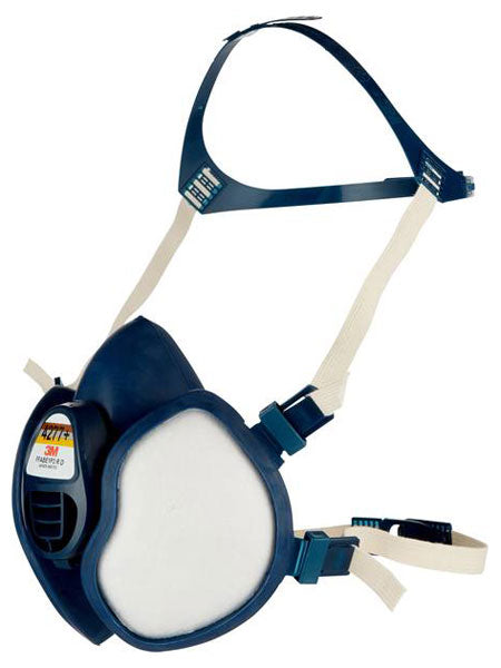 3M 4277 ABE1P3 maintenance-free gas/vapour and dust particulate blue half mask