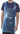 Blue disposable 42" X 27" bib apron - pack 1000