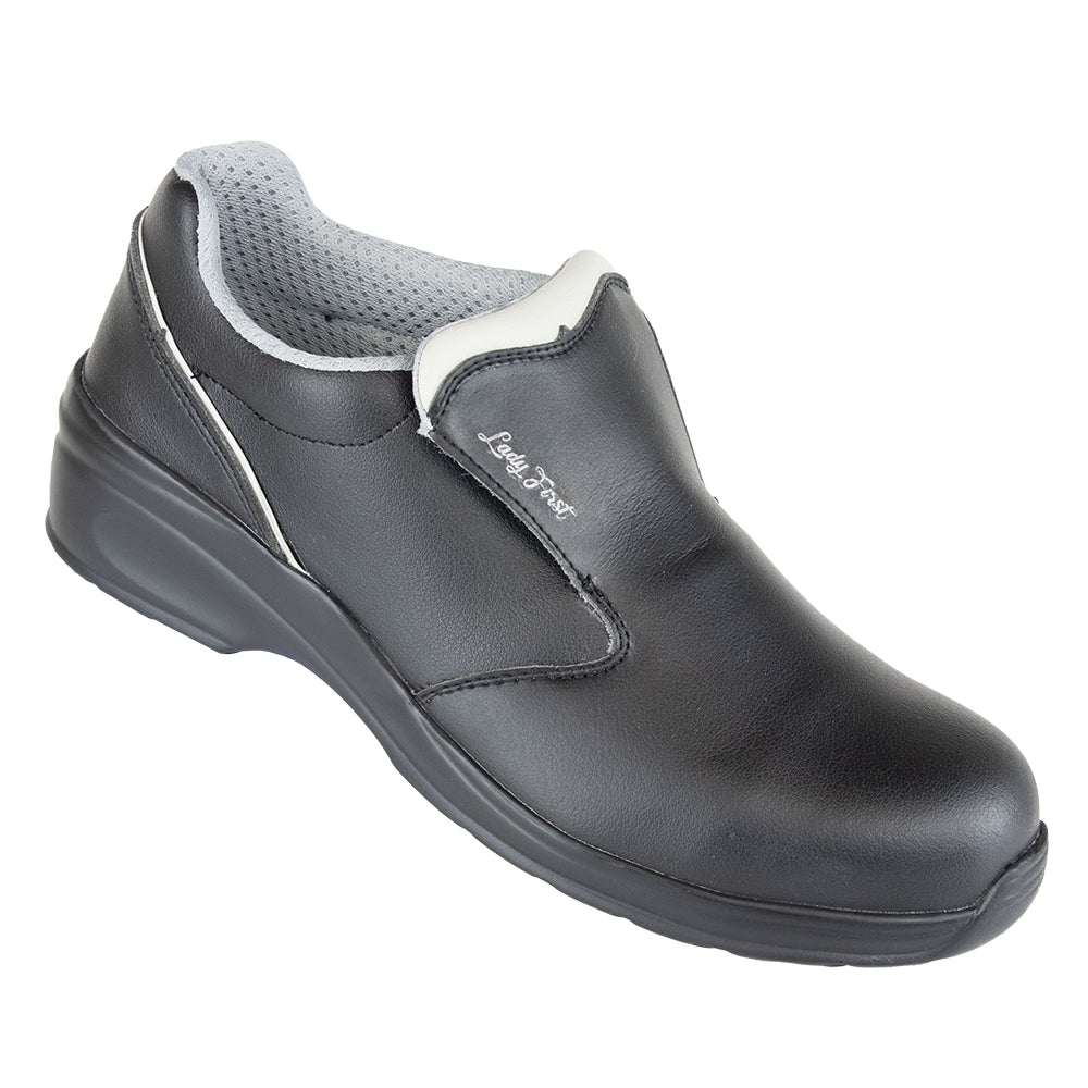 Himalayan 2500 S2 ladies black steel toe/midsole slip on work safety shoes