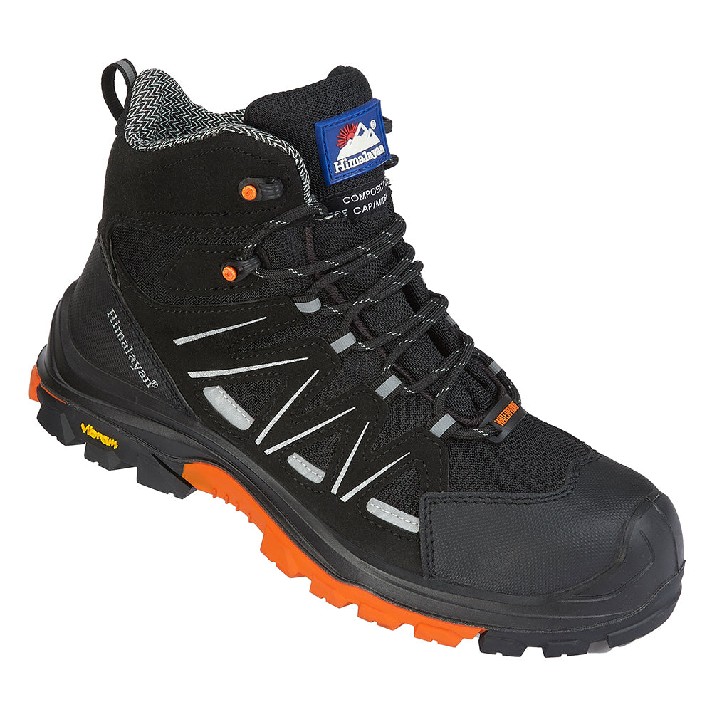 Himalayan Vibram black suede/mesh composite toe/midsole safety hiker boot #5602