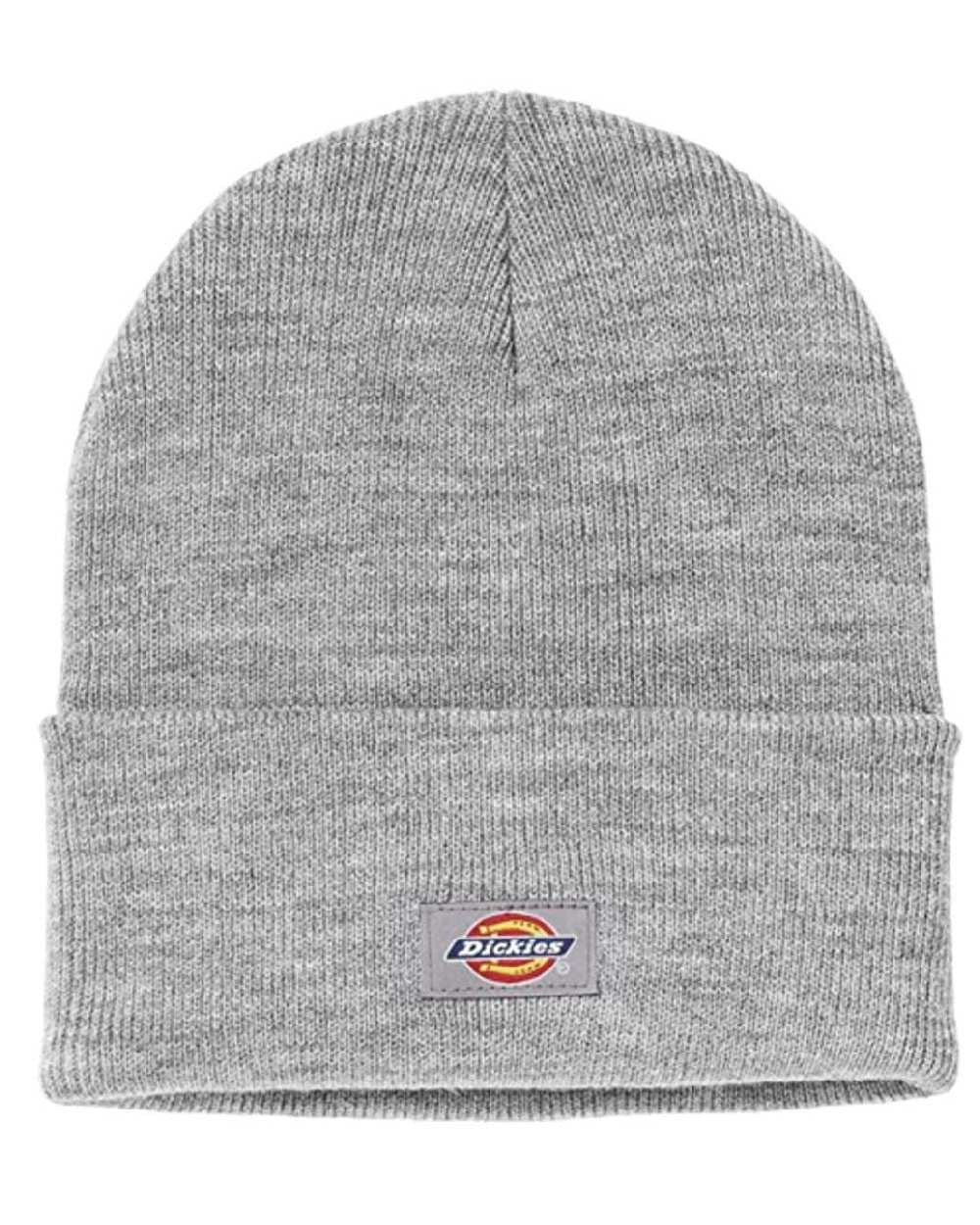 Dickies heather grey knitted acrylic cuffed beanie cap