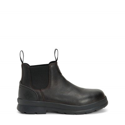 Muck Chore Barn black leather farm-yard agricultural chelsea boot