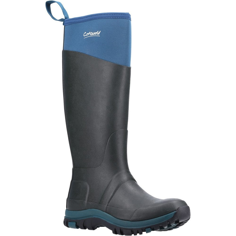 Cotswold Wentworth women's turquoise rubber waterproof wellington boot