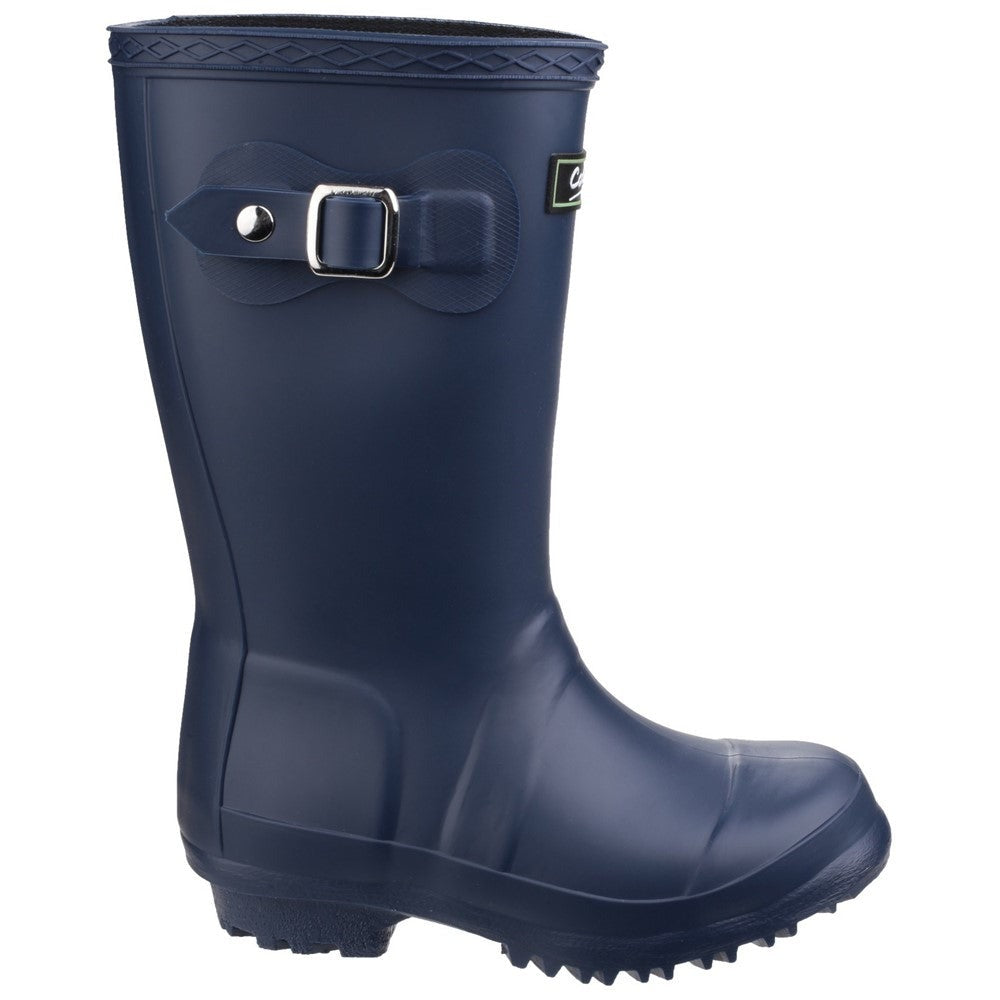 Cotswold Buckingham navy kid's pvc wellington boot