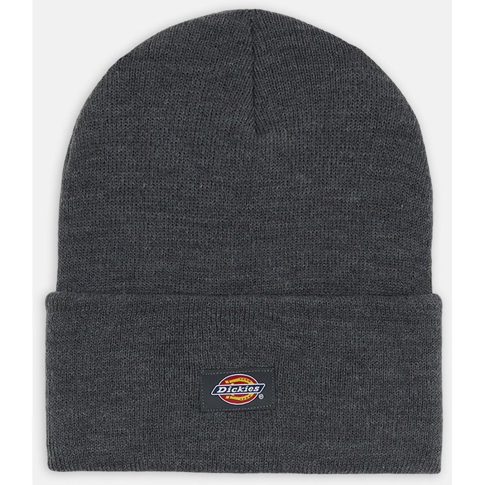 Dickies charcoal grey knitted acrylic cuffed beanie cap