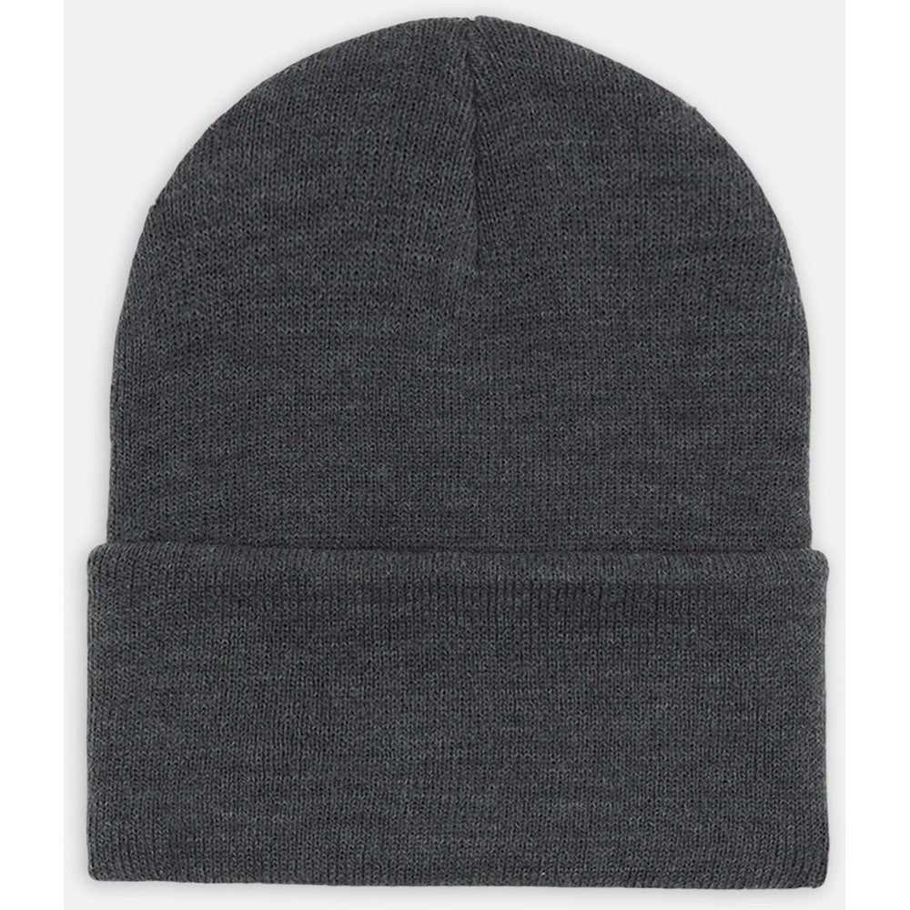 Dickies charcoal grey knitted acrylic cuffed beanie cap