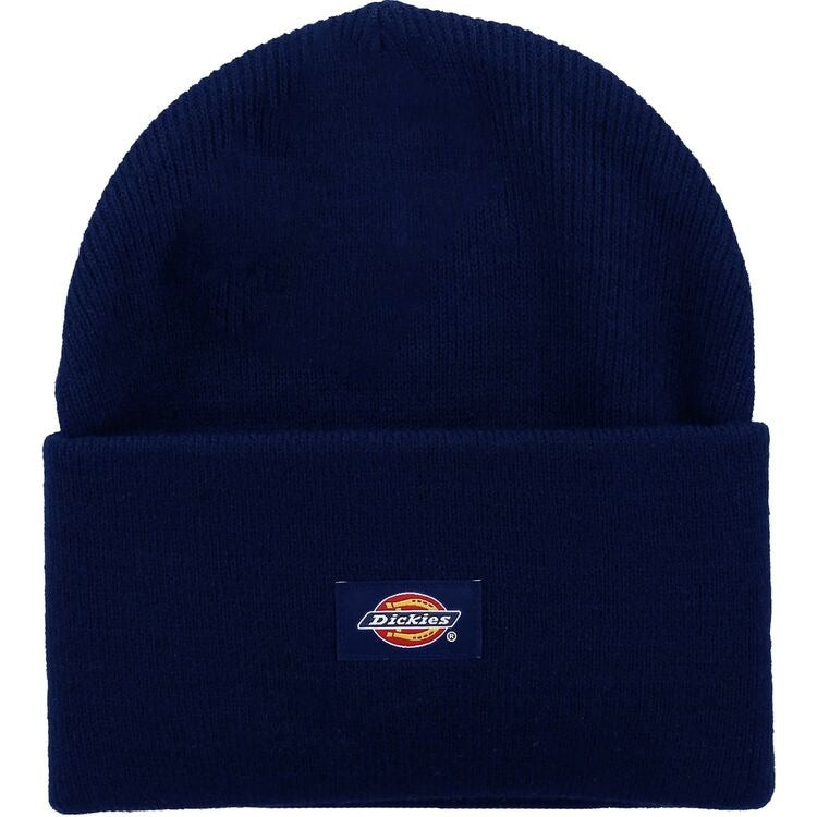 Dickies navy knitted acrylic cuffed beanie cap