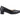 Amblers Walford black leather wide-fit ladies court shoe