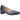 Amblers Walford navy leather standard-fit ladies court shoe