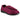 GBS Walton unisex burgundy touch-fasten adjustable extra wide-fit medical slipper
