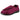 GBS Walton unisex burgundy touch-fasten adjustable extra wide-fit medical slipper