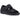 GBS Brompton unisex black touch-fasten adjustable extra wide-fit medical slipper