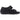 GBS Brompton unisex black touch-fasten adjustable extra wide-fit medical slipper