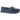 Cotswold Alberta men's navy suede lined slip-on moccasin classic slipper