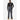 Dickies Everyday grey/black polycotton multiple pocket work bib & brace dungarees