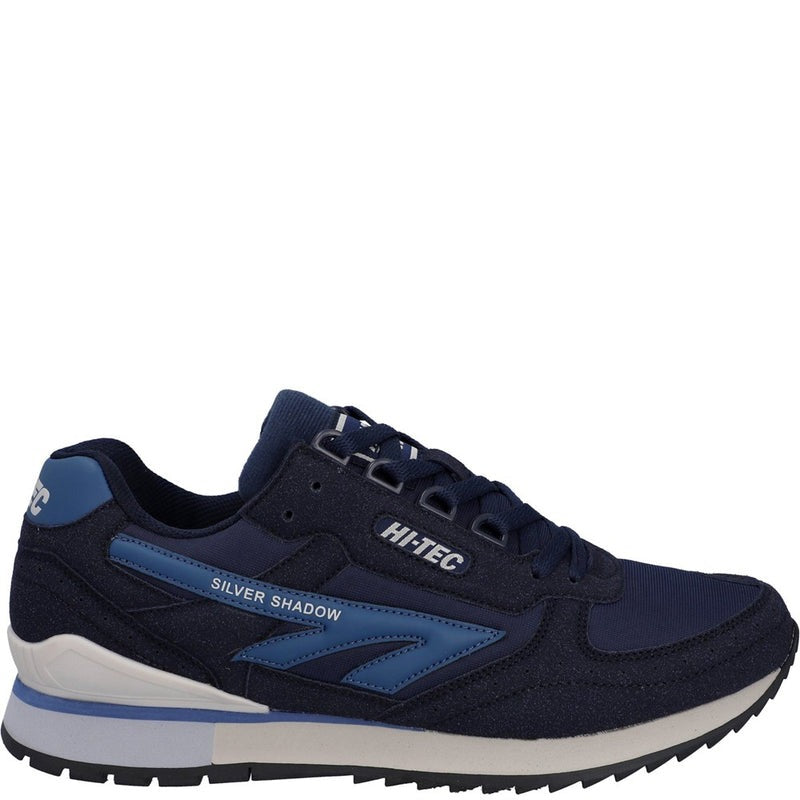 Hi-Tec Silver Shadow OG navy blue retro 80's running trainers shoes