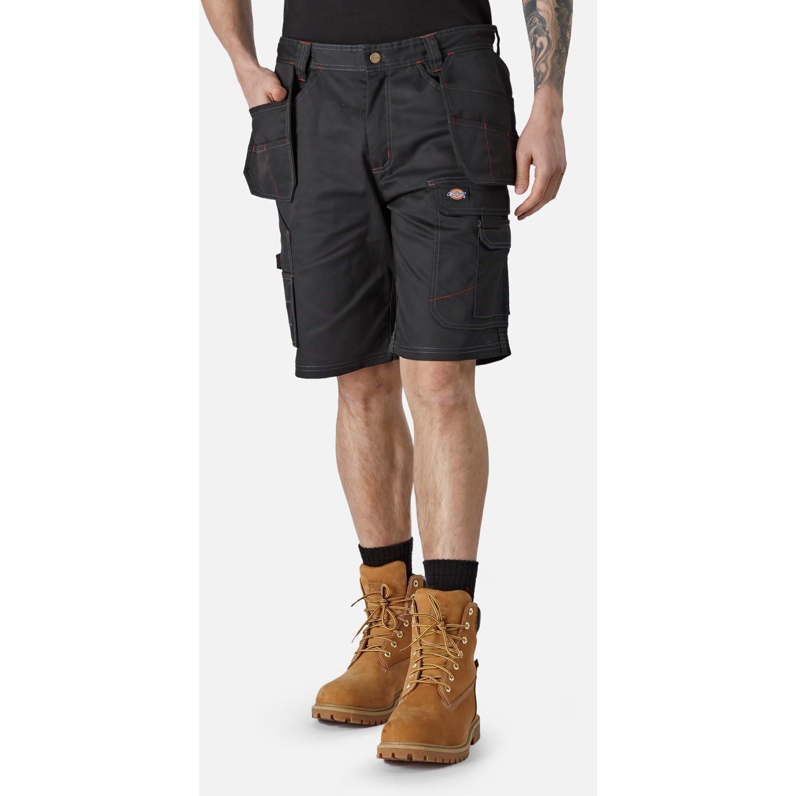 Dickies Redhawk Pro black holster cargo multi pockets work shorts