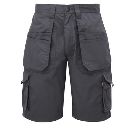Tuffstuff Enduro Ripstop holster multi-pocket grey work shorts #844