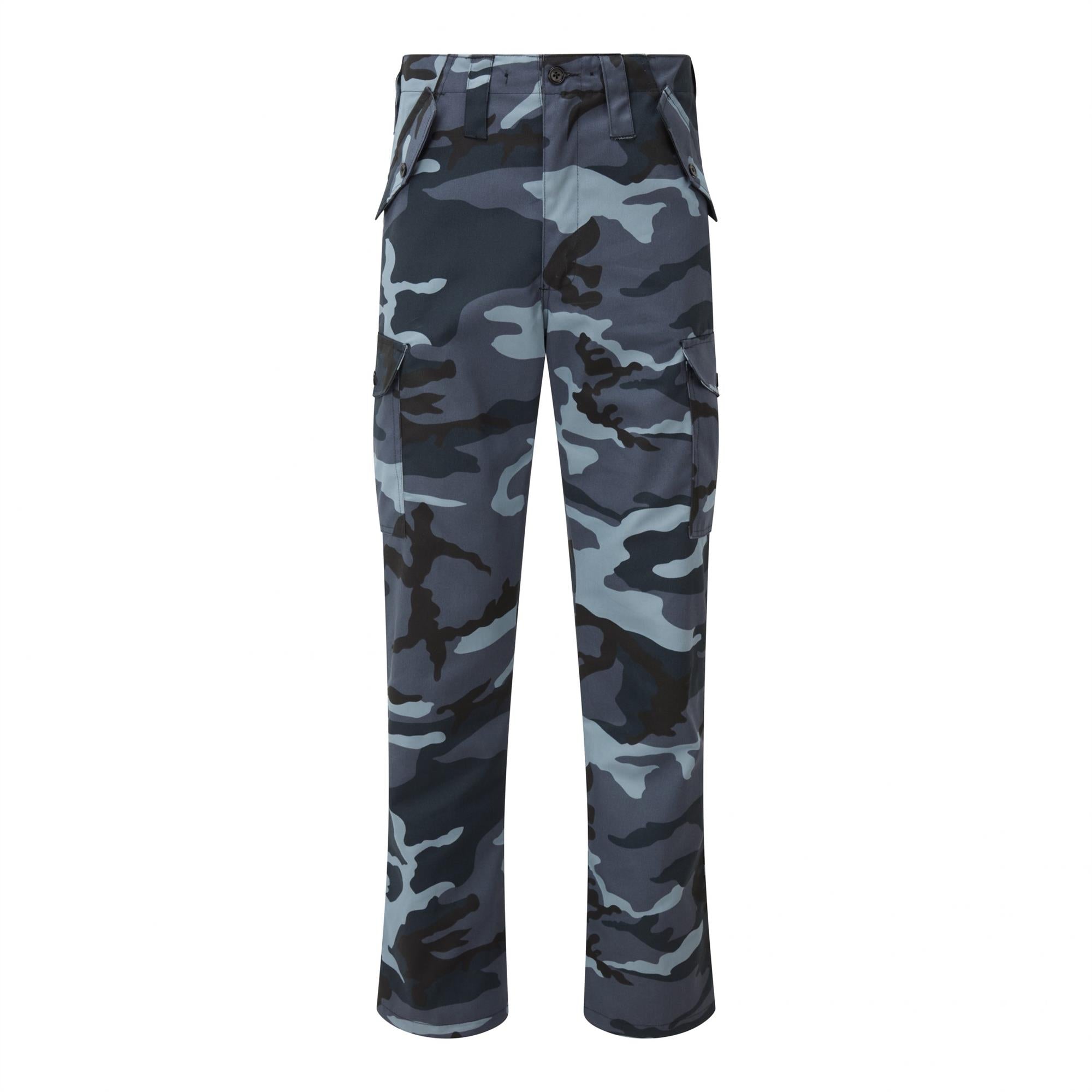 Camouflage work fashion camo army military paint ball outdoor cargo combat trousers #901