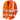 Leo Burrington high-visibility orange ISO 20471:3 Coolviz long-sleeve waistcoat