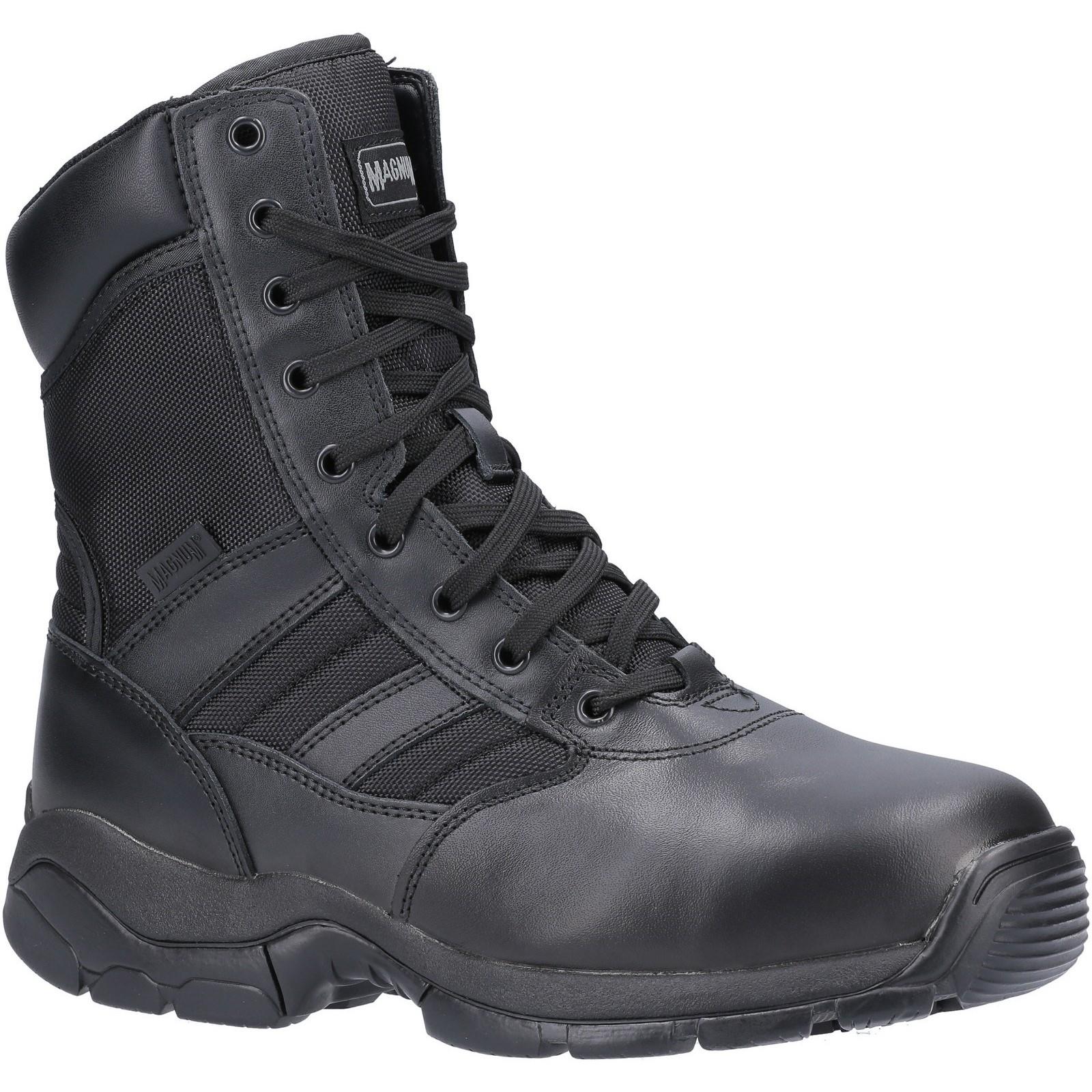 Magnum Panther SB black 8" combat security steel toe work safety boots #M800173