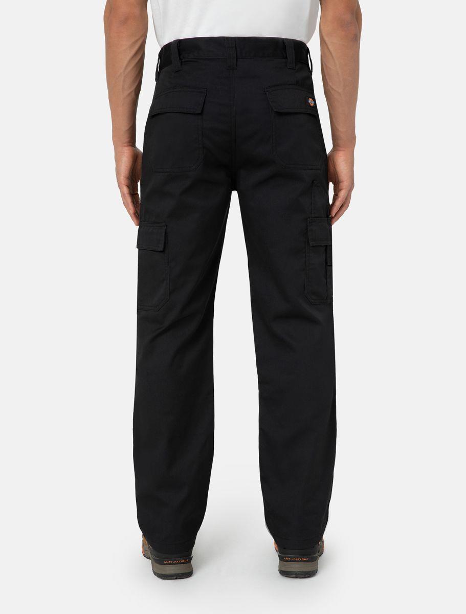 Dickies Everyday black polycotton multi-pocket regular-fit work trousers