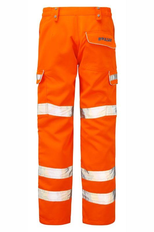 PULSAR® Rail high-visibility polycotton Combat work trouser #PR336