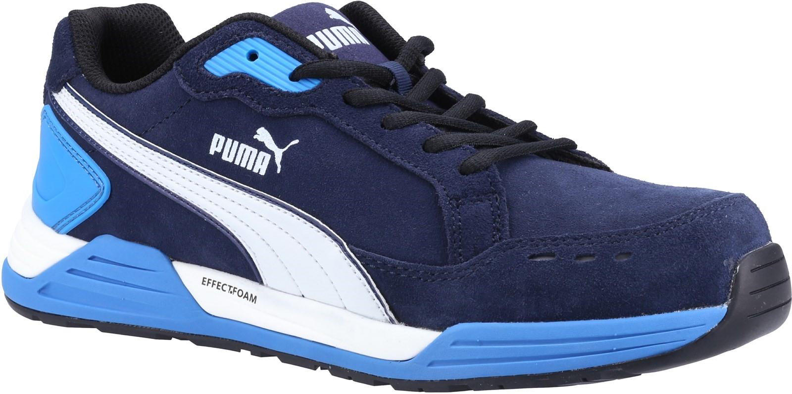 Puma Airtwist Low S3 blue composite toe/midsole work safety trainers shoes