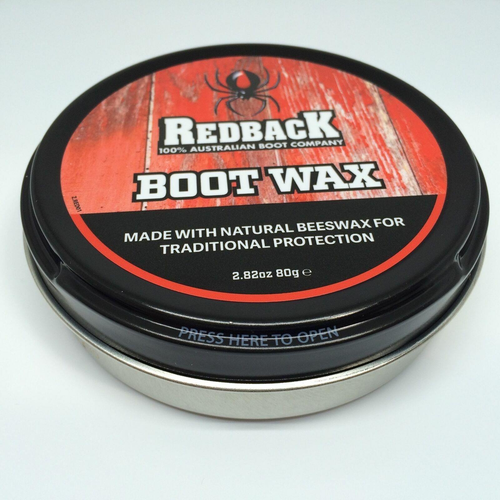 REDBACK UWAX beeswax waterproofing & leather conditioner - 80g tin