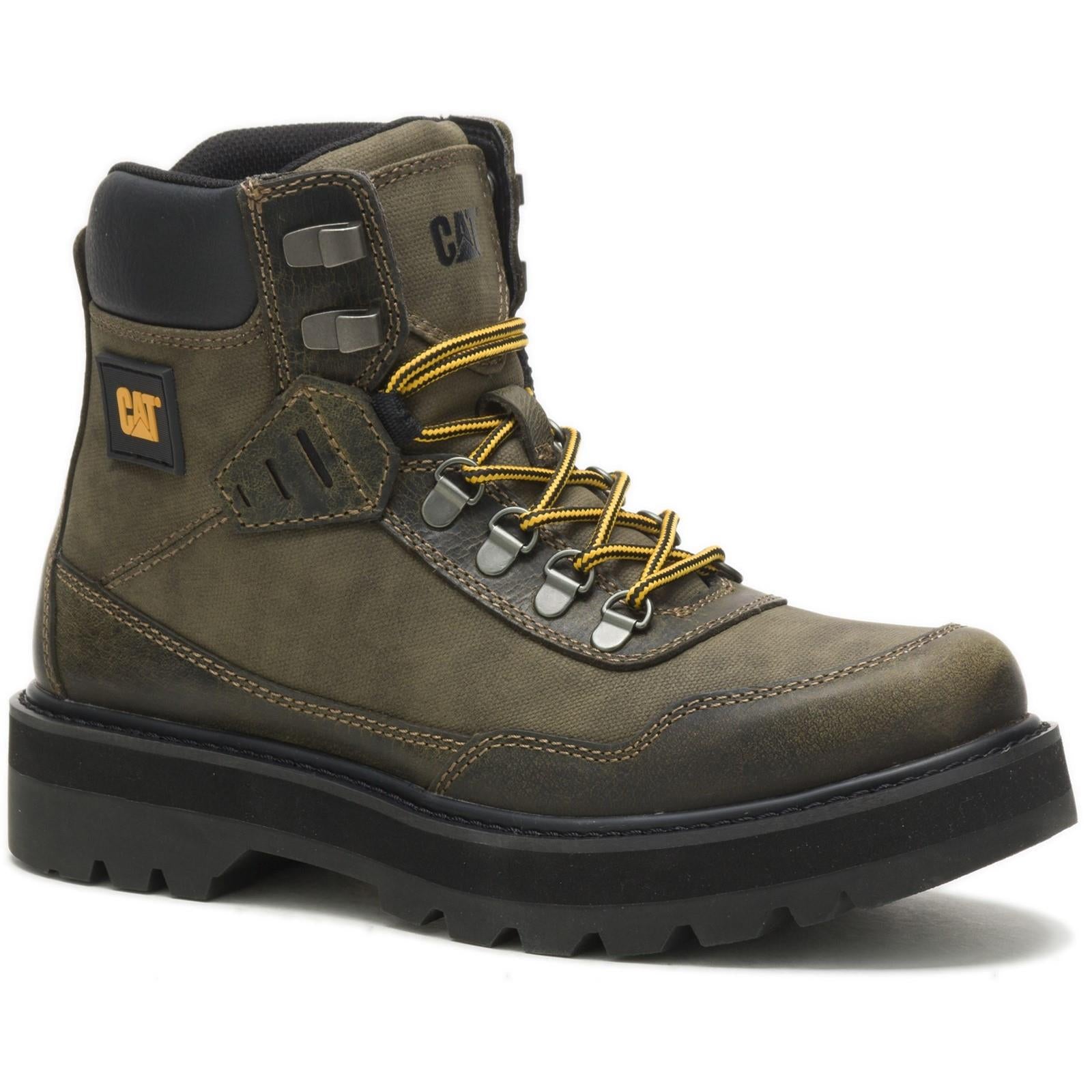 Caterpillar CAT Lifestyle Conquer 2.0 dark olive green lace up boots