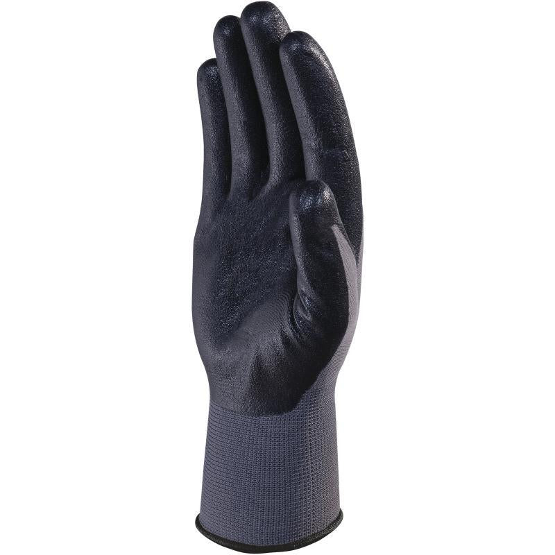 Delta Plus foam nitrile coated polyester knitted glove EN388 #VE722