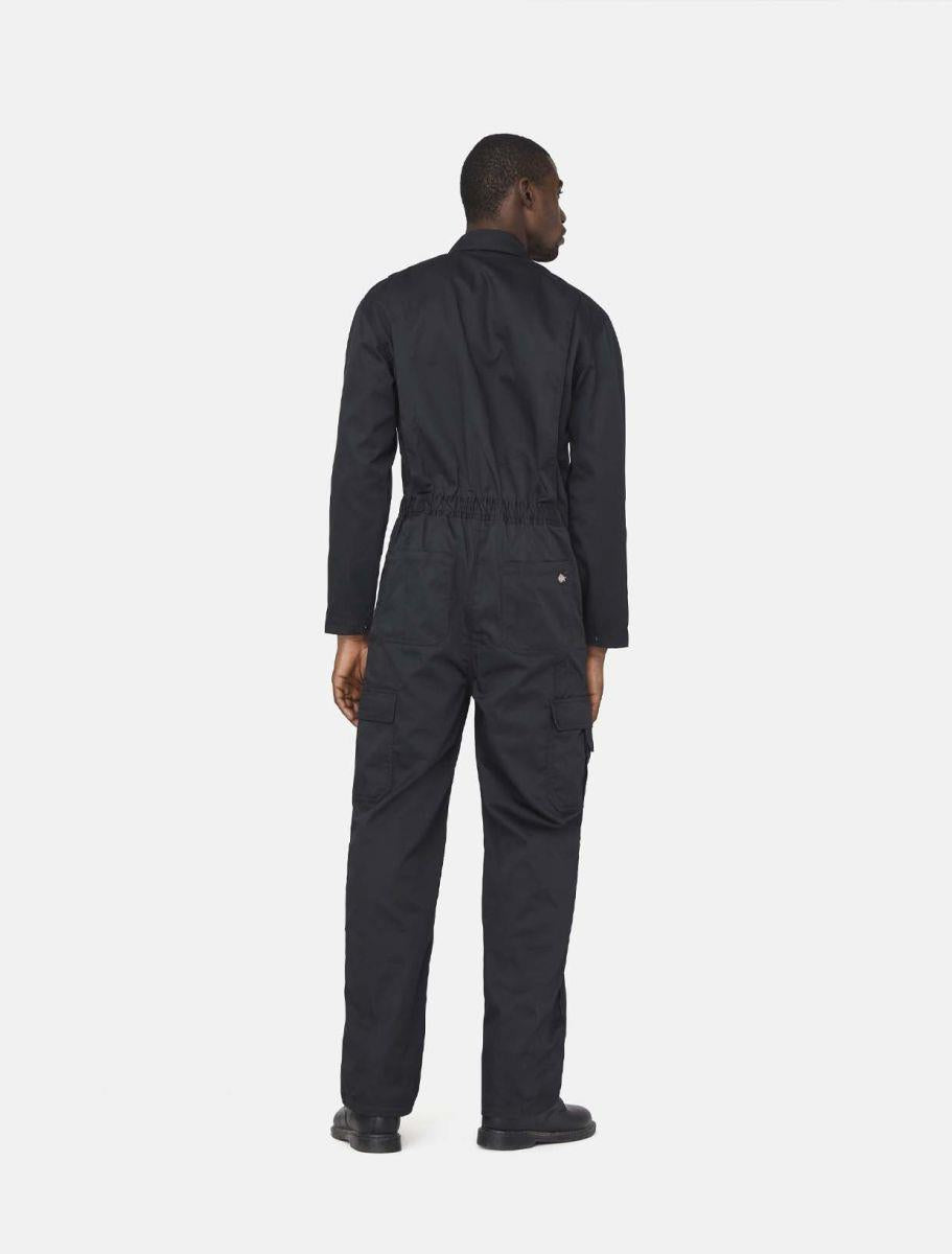 Dickies Everyday black polycotton multiple pocket work coverall boilersuit