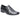 Hush Puppies Billy black leather upper cushioned inner slip-on smart shoe