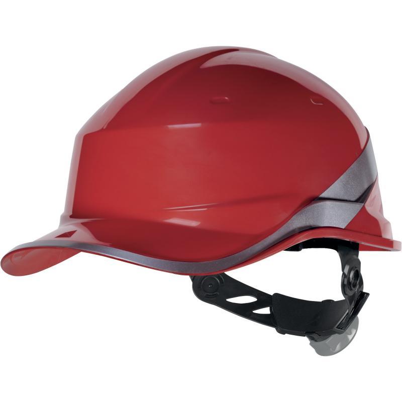 Delta Plus DIAMOND V red ABS high vision electrical insulated safety helmet