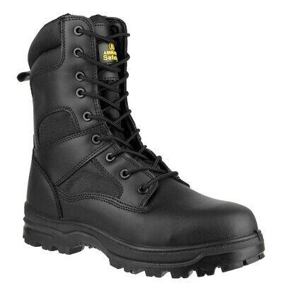 Amblers S3 black combat high-leg composite toe/midsole safety boot #FS009C