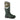 Buckbootz Walkerz green reflective non-safety waterproof rubber wellington boot