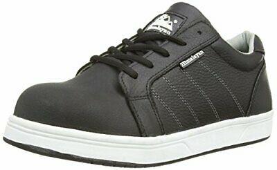 HIMALAYAN 5125 SBP black leather steel toe safety skater trainer with midsole