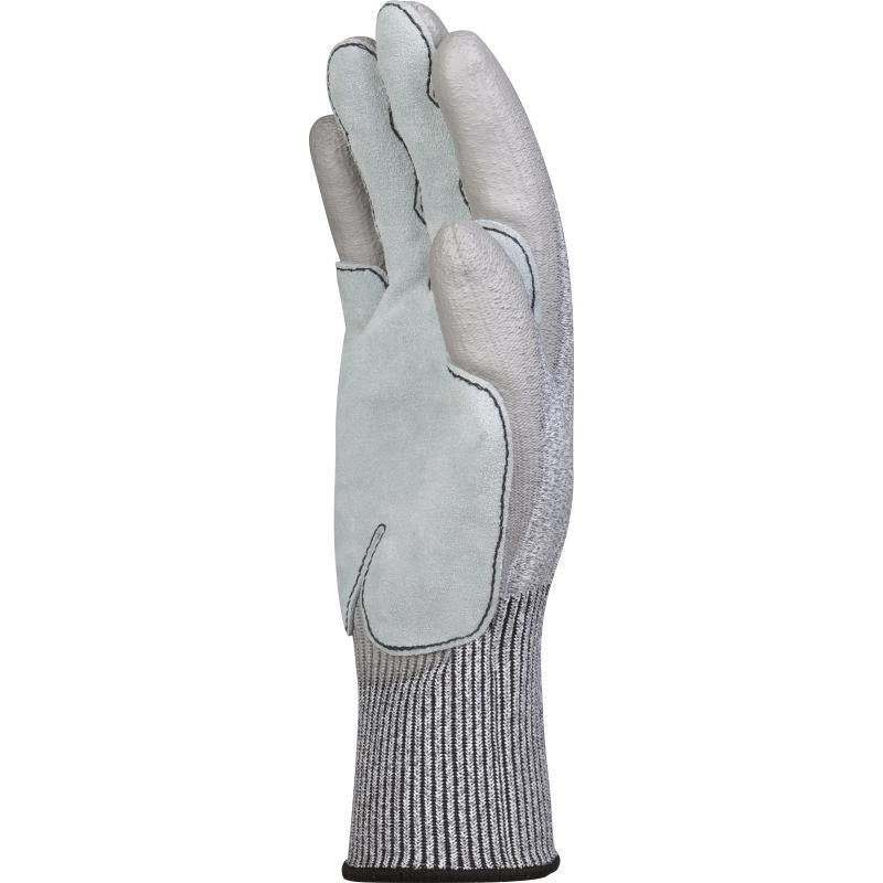 Delta Plus Venicut5X1 cut level D PU and cowhide high performance anti-cut glove