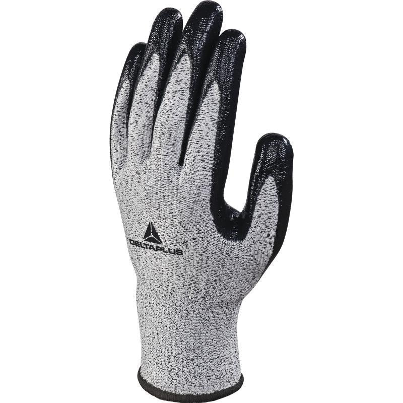 Delta Plus cut B knitted nitrile coated work glove (pack 3 pairs) #VECUT33