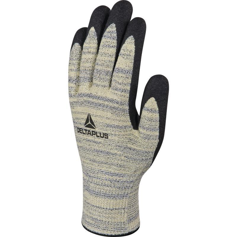 Delta Plus VENICUT D01 anti-cut level D gritty foam nitrile palm heat resistant glove