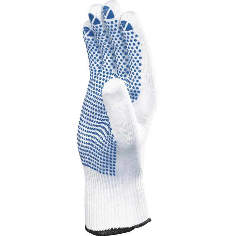 Delta Plus Polyamide hard-wearing knitted glove with one-side polka-dot grip #PM160